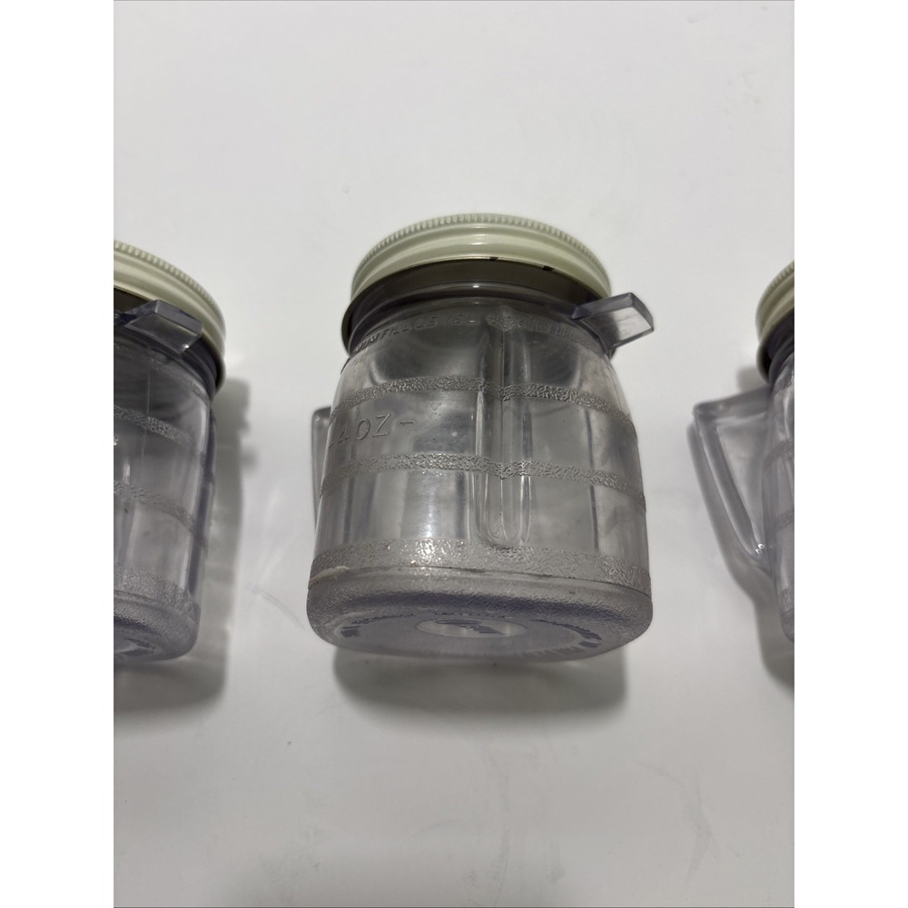 Vintage Osterizer Mini Blend and Store Containers 8 Ounces LOT OF 3 - Picture 4 of 11